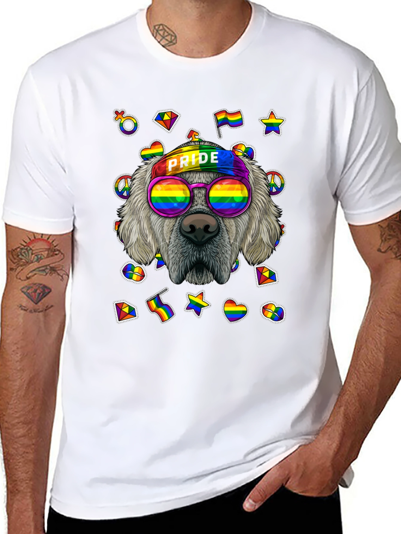 Pride Dog Graphic Tee