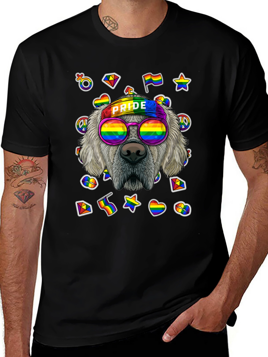 Pride Dog Graphic Tee
