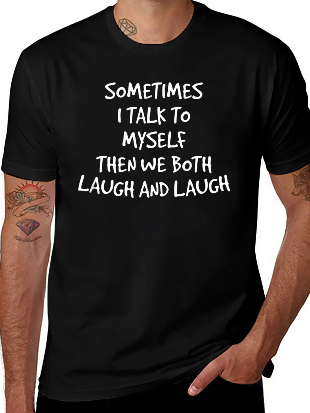 Funny Sometimes I Talk to Myself T-Shirt
