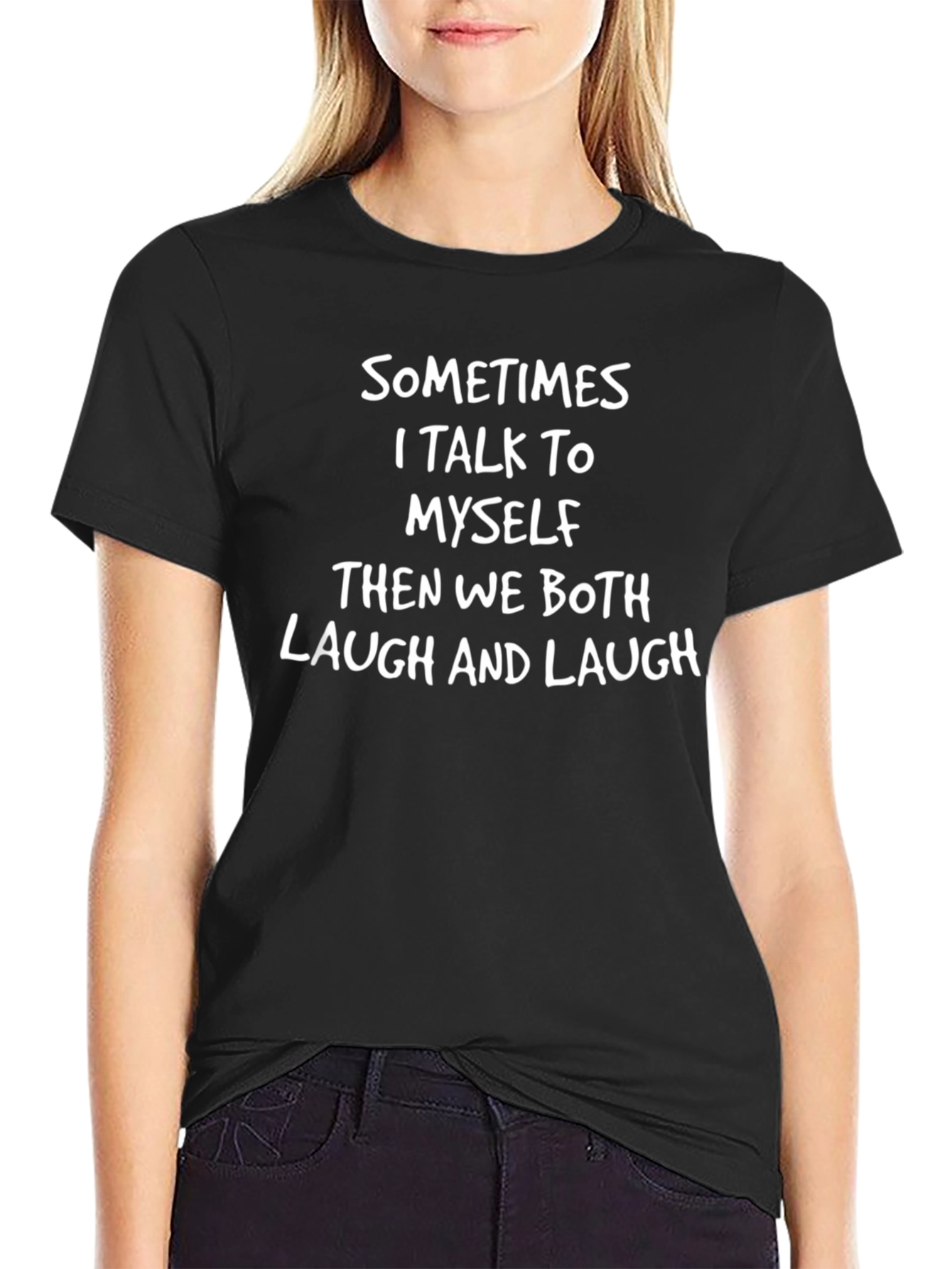 Funny Sometimes I Talk to Myself T-Shirt
