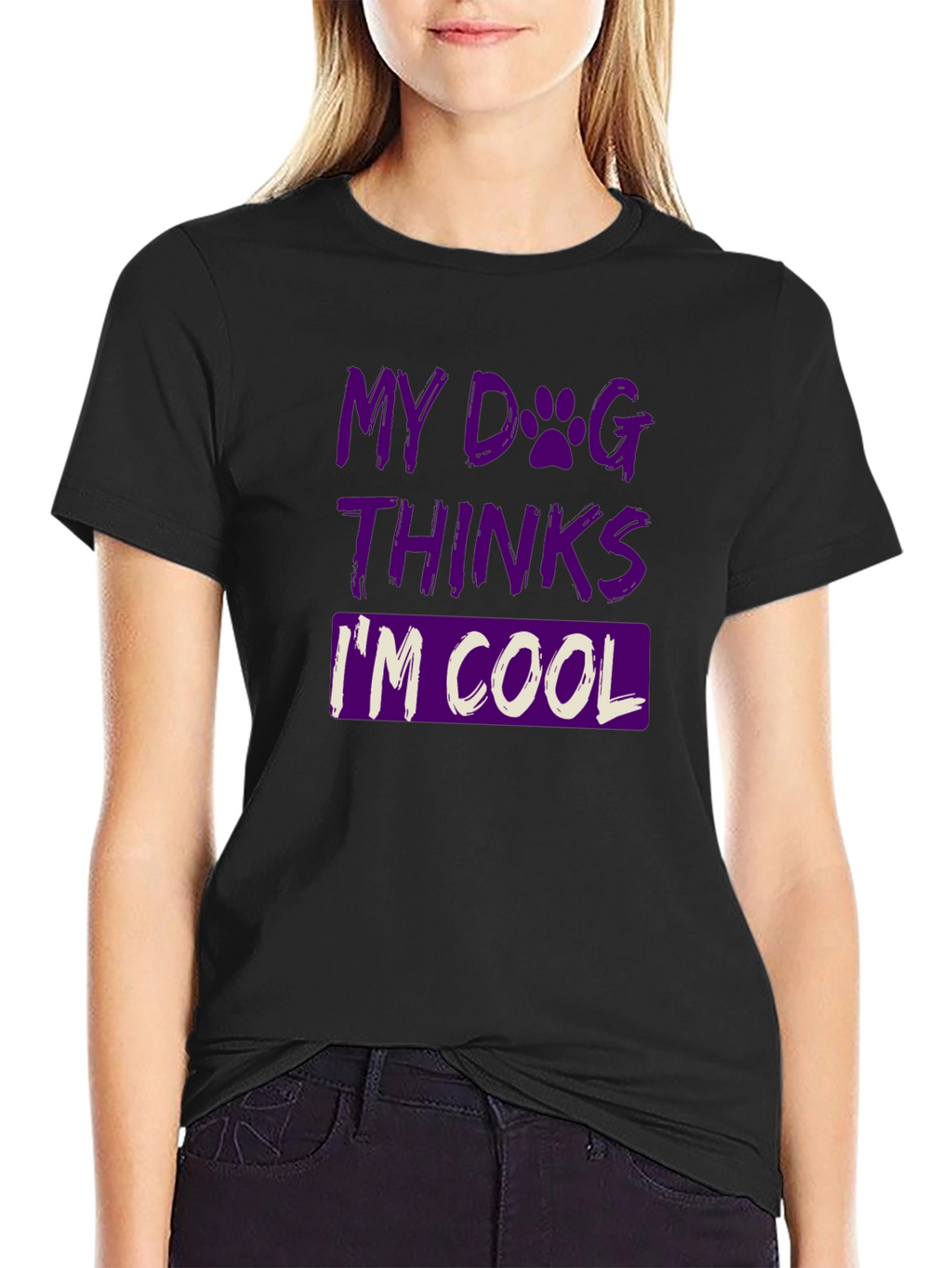 My Dog Thinks Im Cool Graphic T-Shirt
