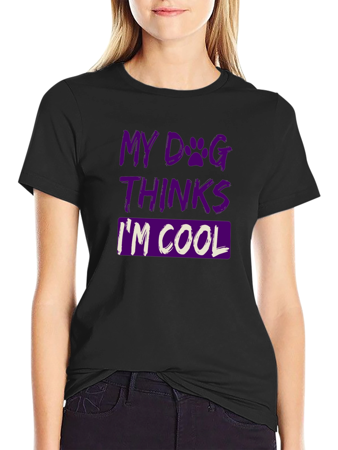 My Dog Thinks Im Cool Graphic T-Shirt