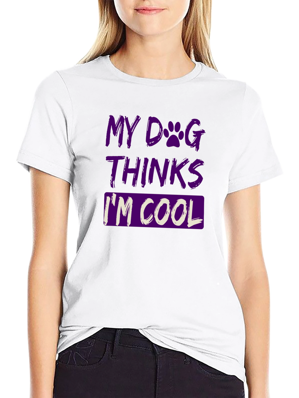 My Dog Thinks Im Cool Graphic T-Shirt
