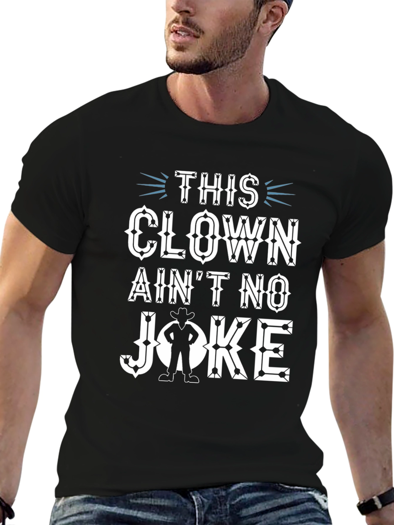 This Clown Aint No Joke Graphic T-Shirt