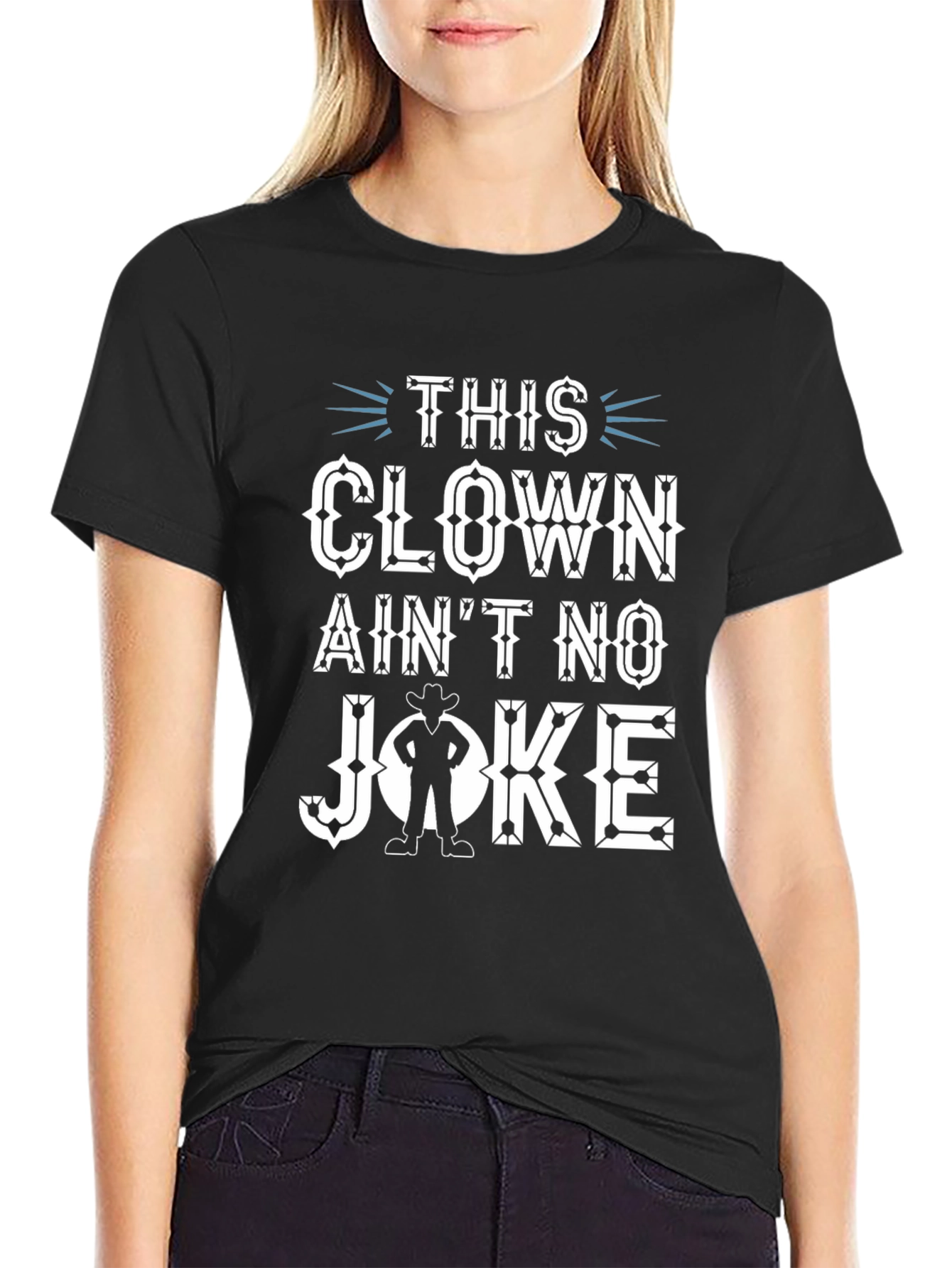 This Clown Aint No Joke Graphic T-Shirt