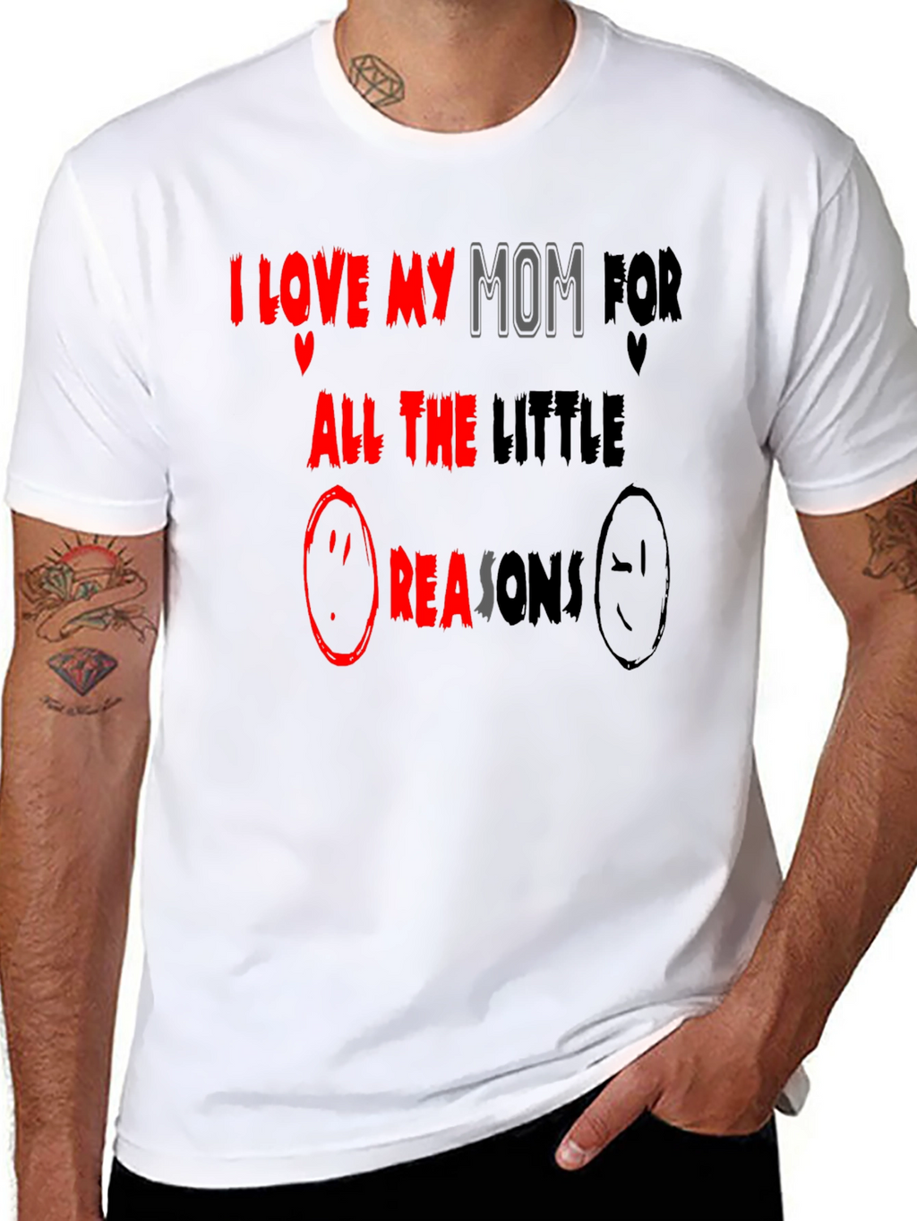 I Love My Mom T-Shirt - Little Reasons