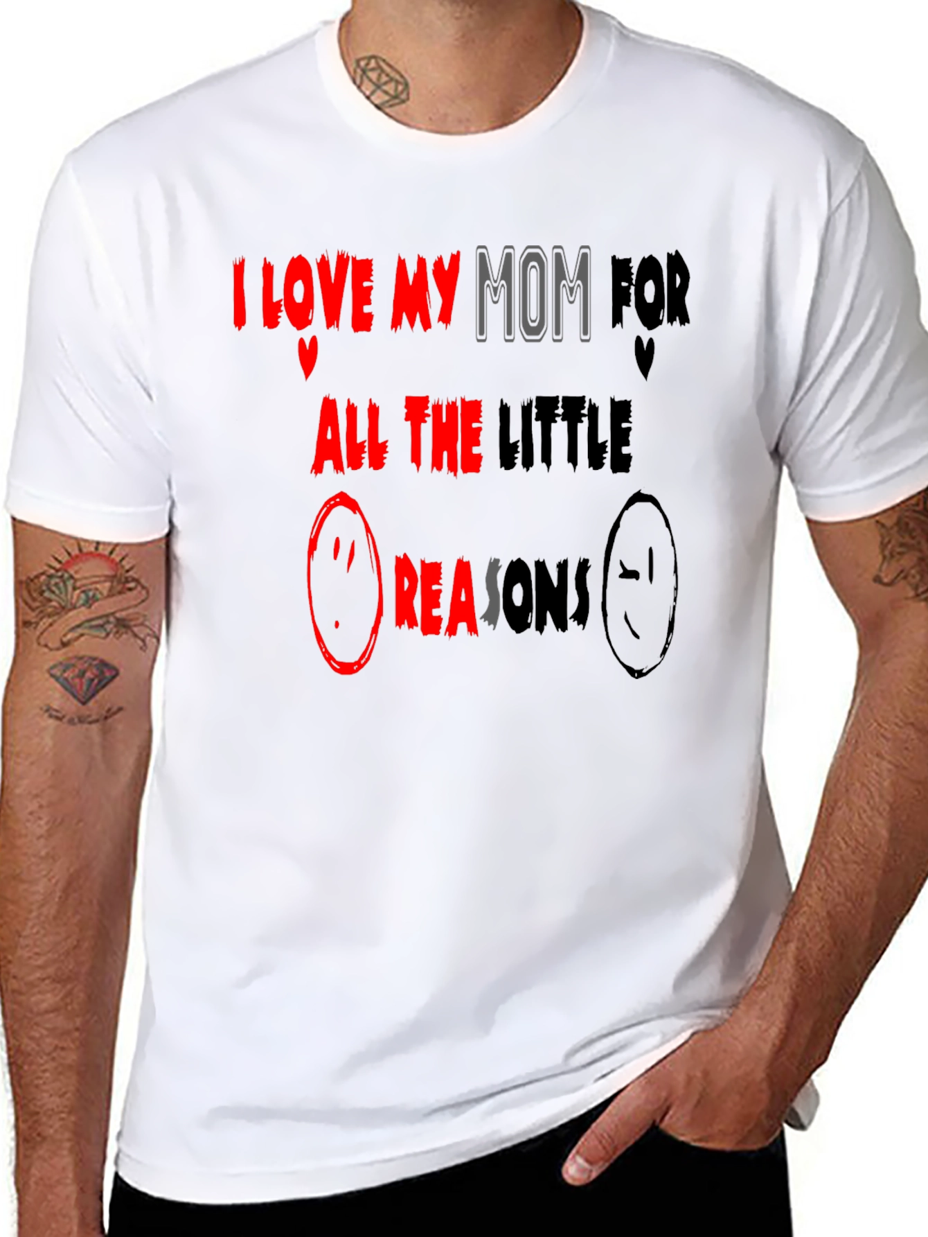 I Love My Mom T-Shirt - Little Reasons