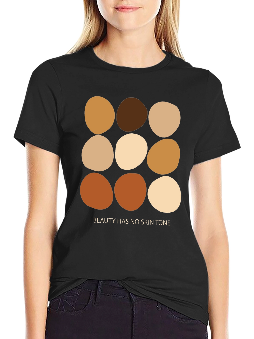 Beauty Has No Skin Tone Graphic Tee