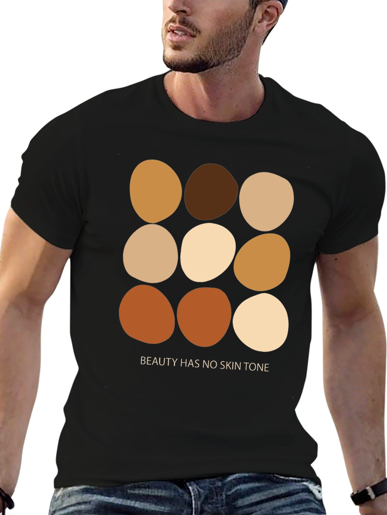 Beauty Has No Skin Tone Graphic Tee