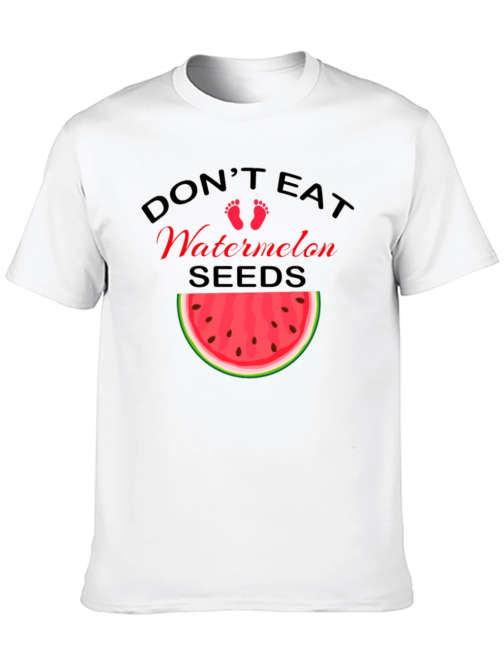 Funny Pregnancy Watermelon Seeds T-Shirt