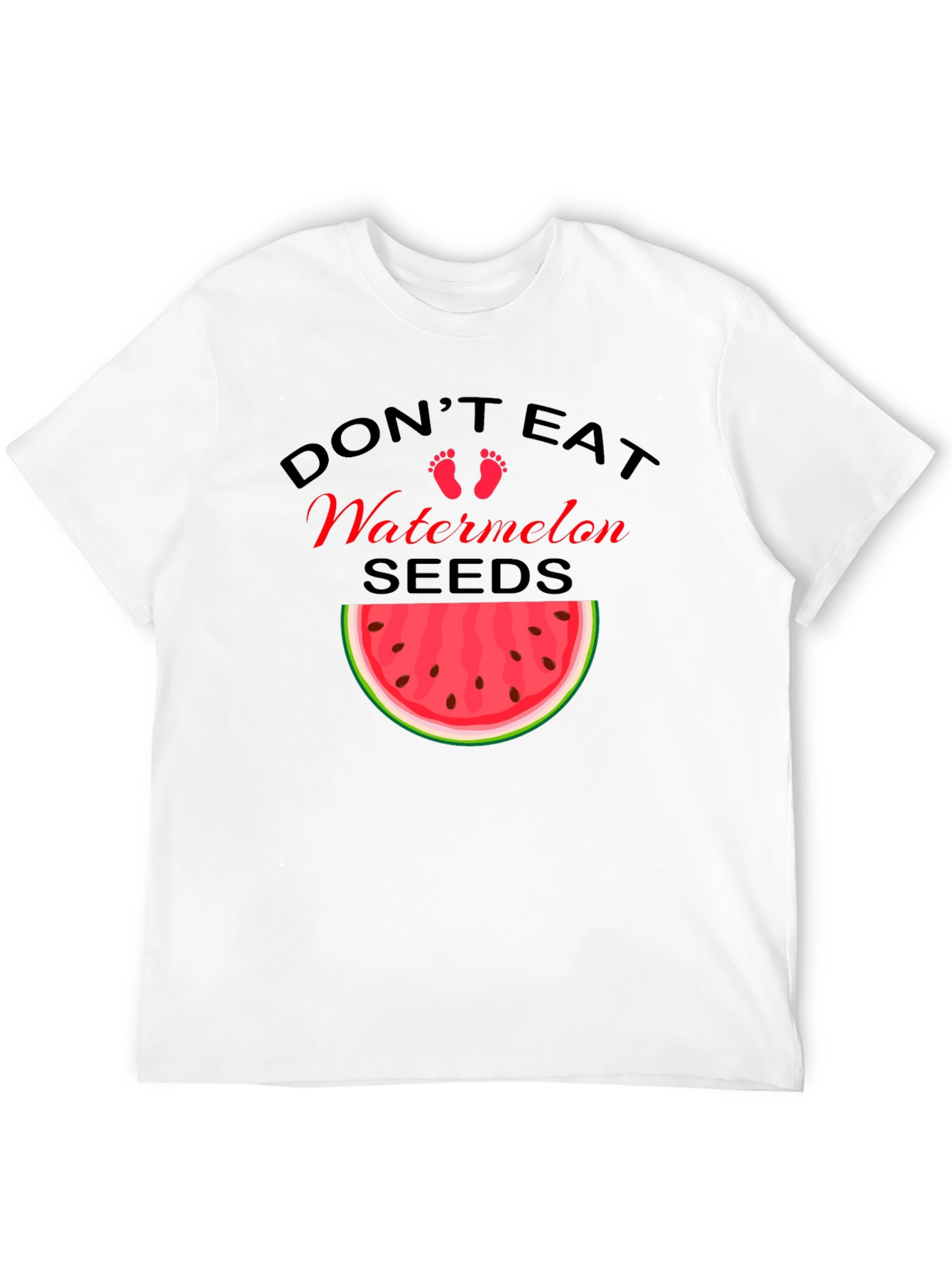 Funny Pregnancy Watermelon Seeds T-Shirt