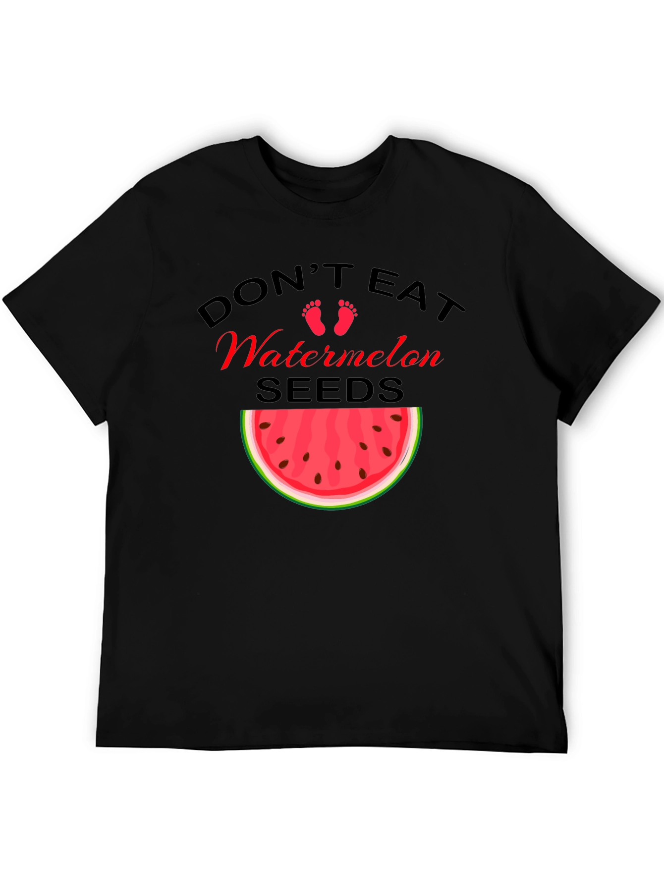 Funny Pregnancy Watermelon Seeds T-Shirt