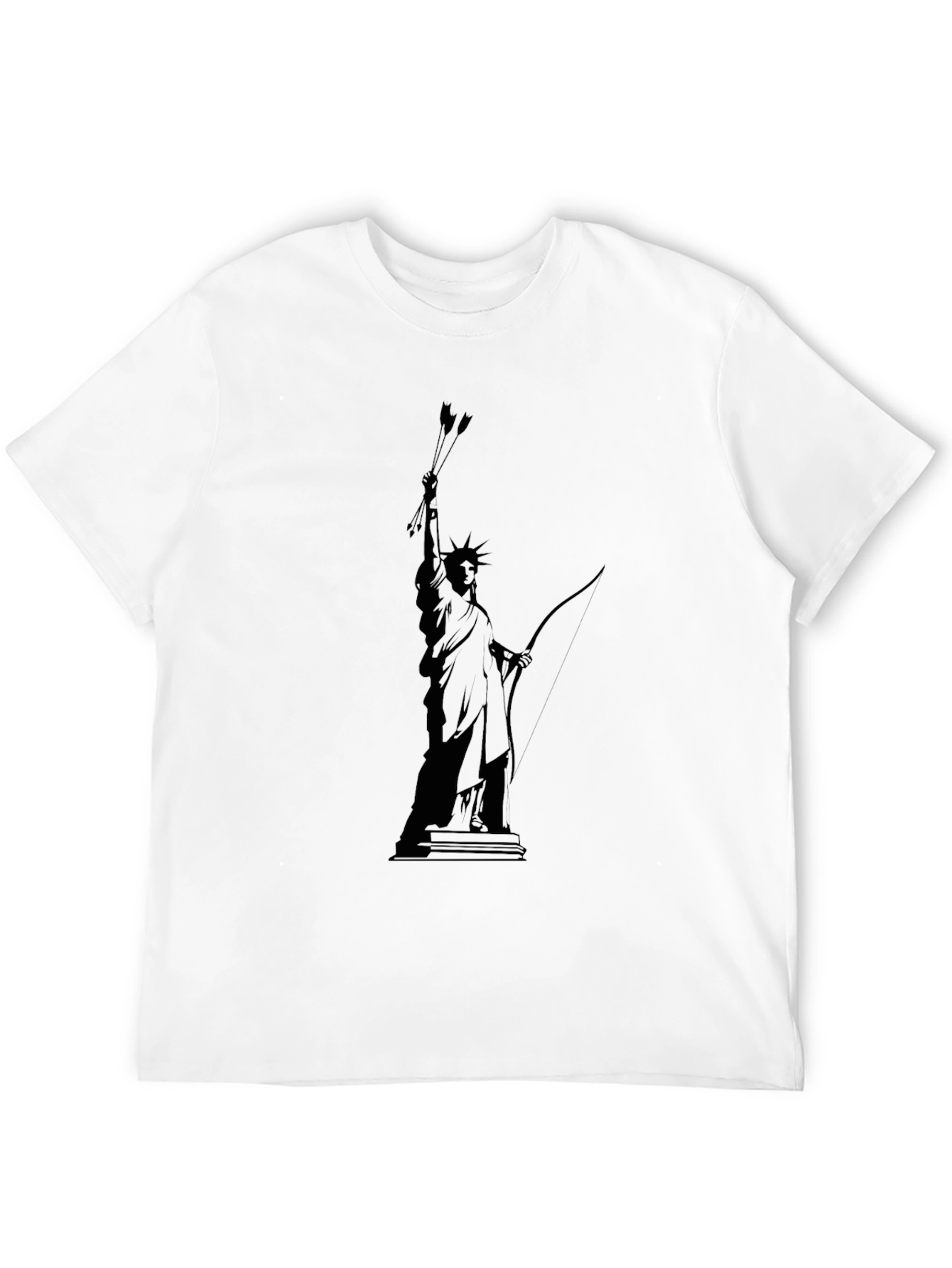 Liberty Archer Graphic Tee - Black Cotton Comfort