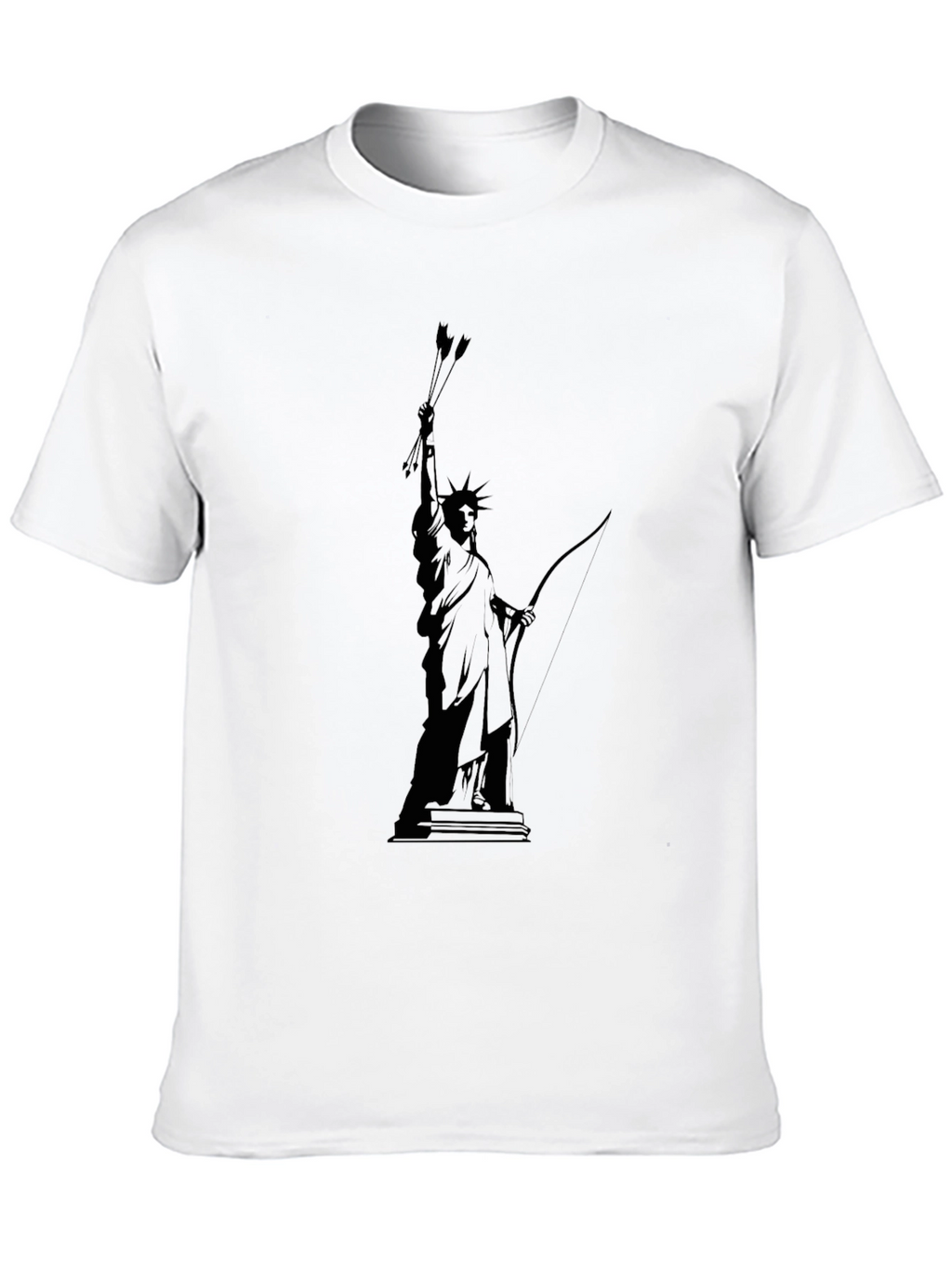 Liberty Archer Graphic Tee - Black Cotton Comfort