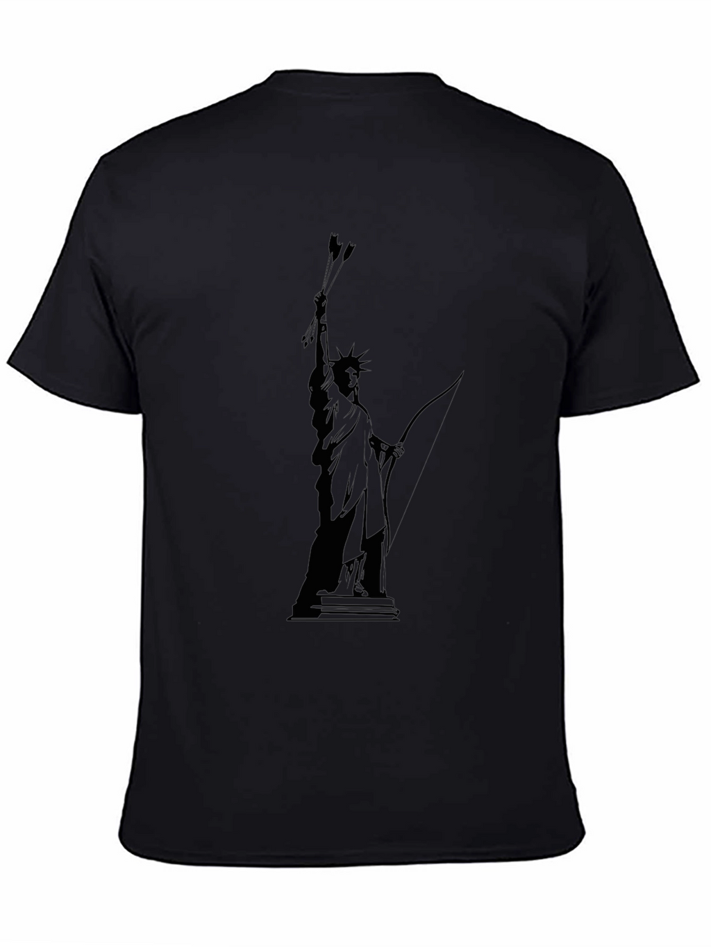 Liberty Archer Graphic Tee - Black Cotton Comfort
