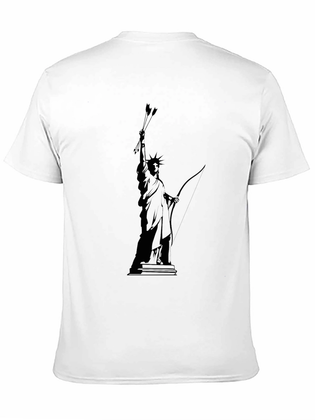 Liberty Archer Graphic Tee - Black Cotton Comfort