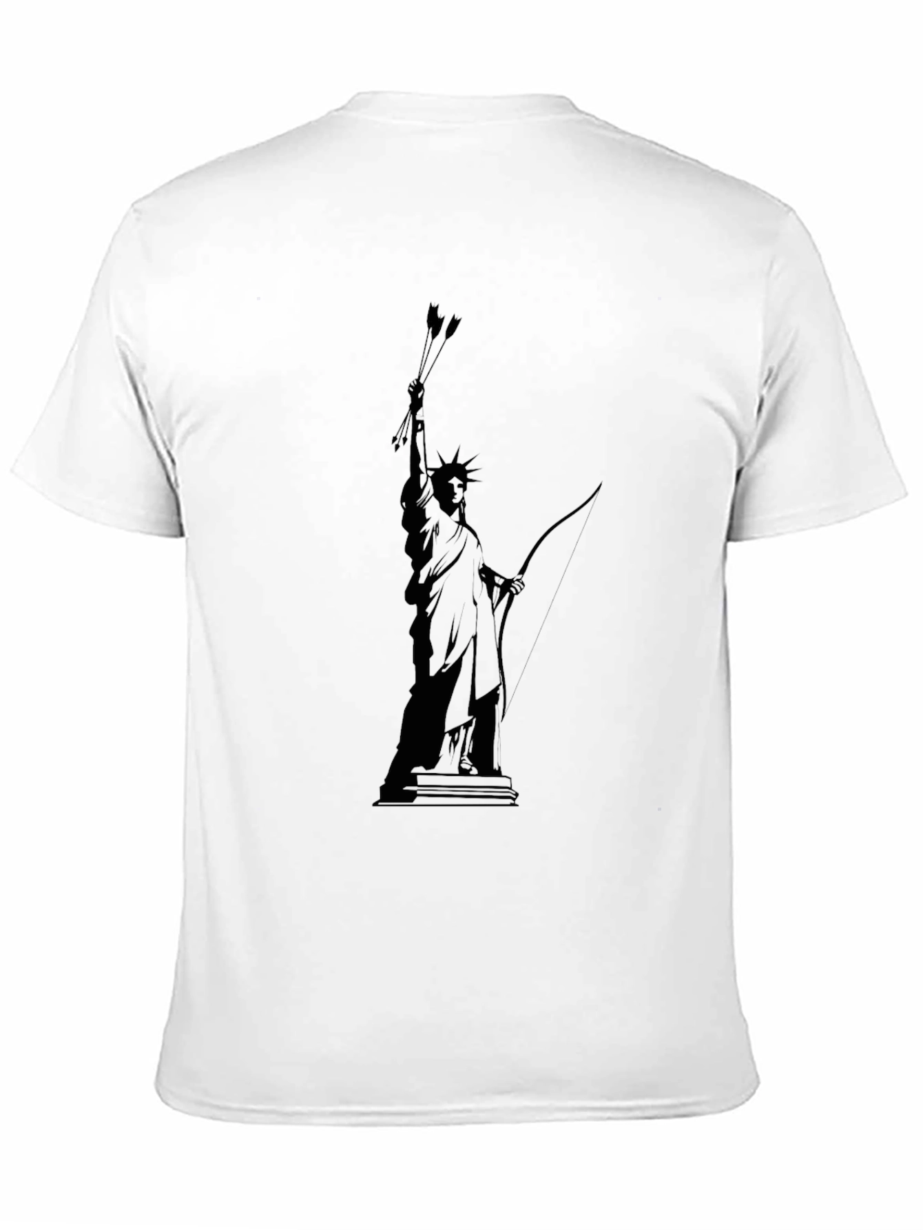 Liberty Archer Graphic Tee - Black Cotton Comfort