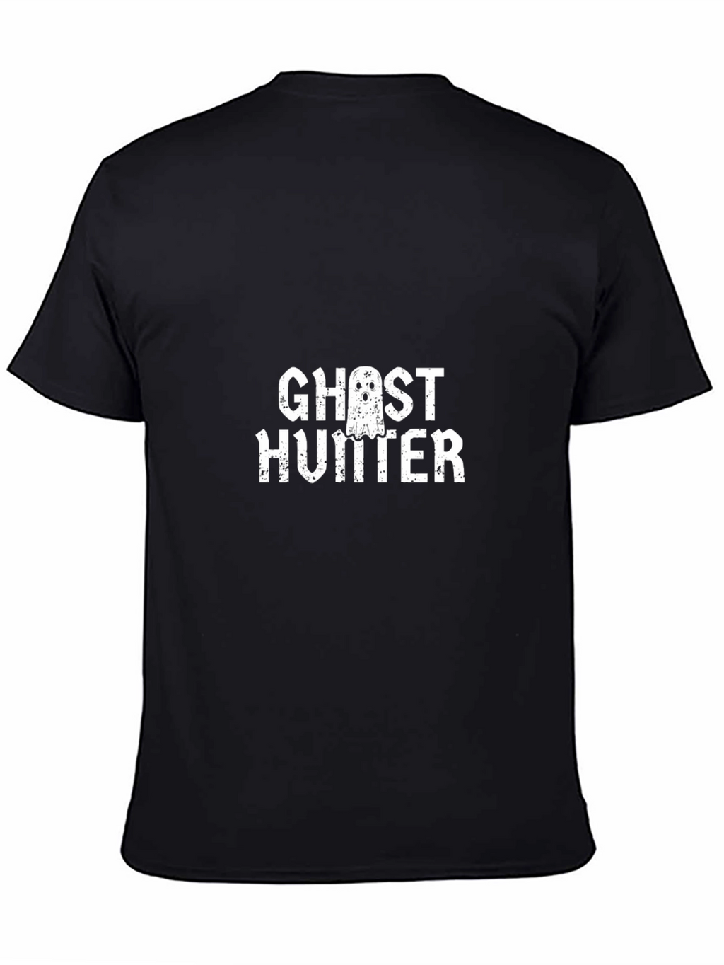 Ghost Hunter Black Cotton T-Shirt