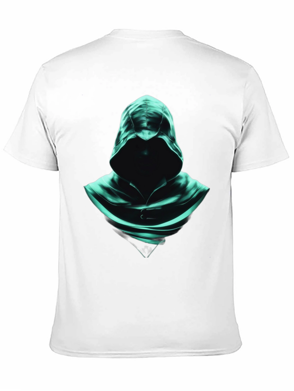 Hooded Shadow Graphic Tee - Mysterious Style