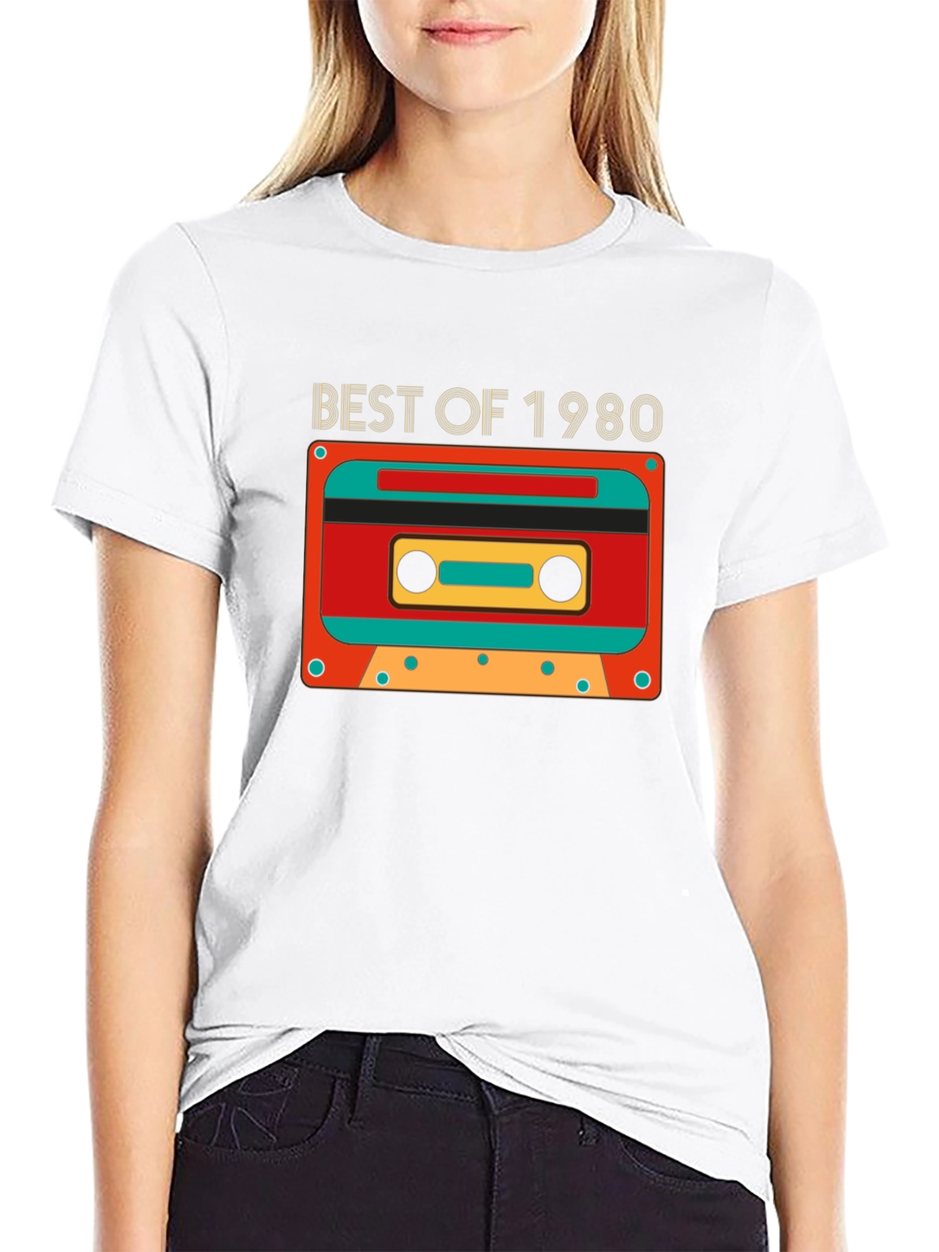 Retro Cassette Tape T-Shirt - Best of 1980s