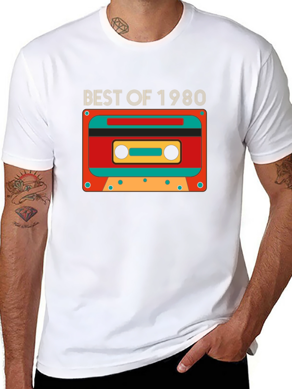 Retro Cassette Tape T-Shirt - Best of 1980s