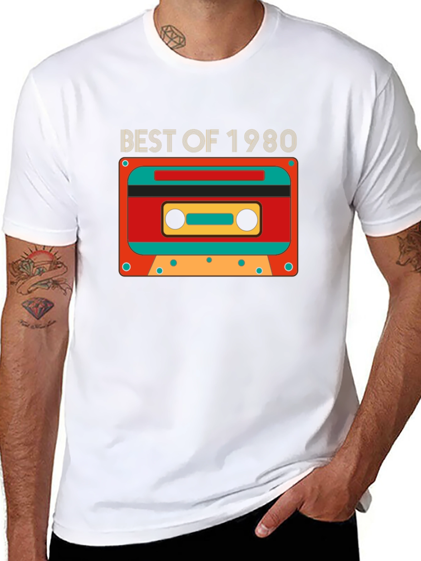 Retro Cassette Tape T-Shirt - Best of 1980s