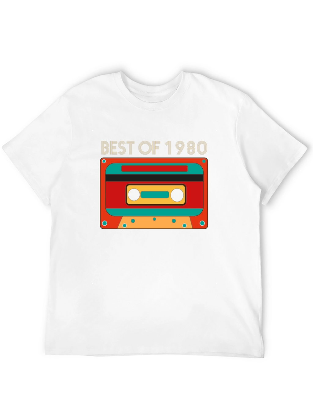 Retro Cassette Tape T-Shirt - Best of 1980s