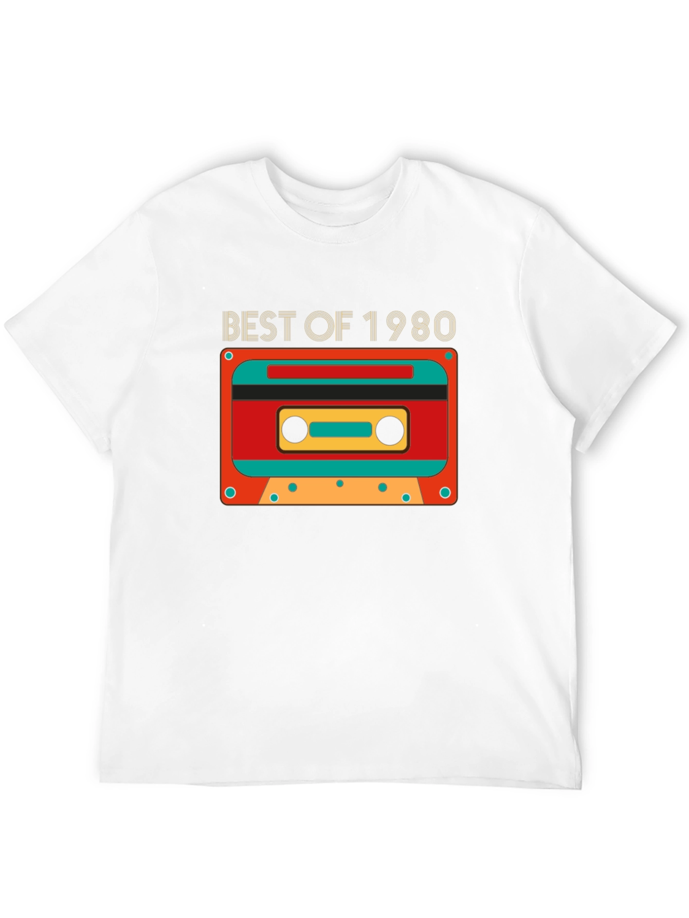 Retro Cassette Tape T-Shirt - Best of 1980s