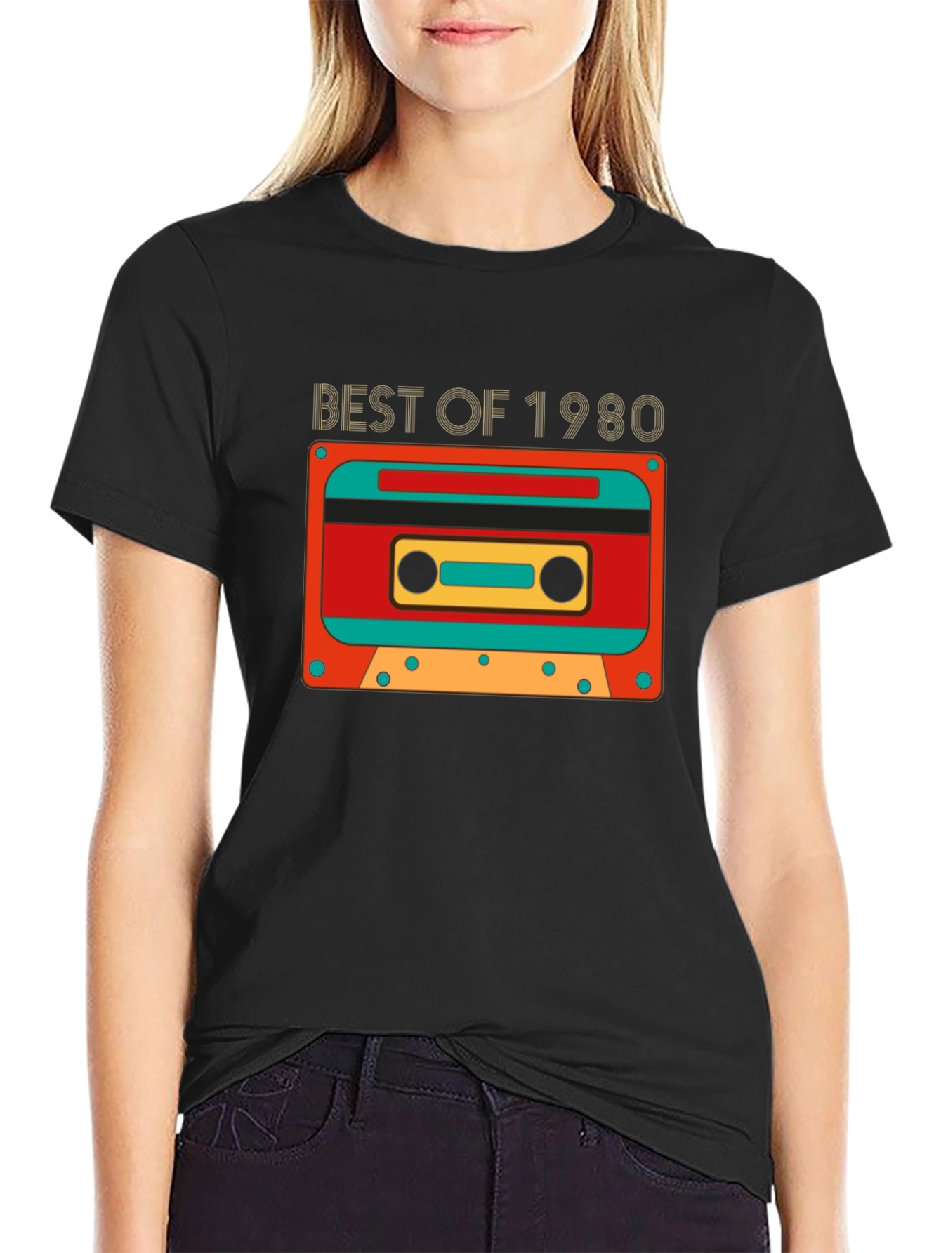 Retro Cassette Tape T-Shirt - Best of 1980s