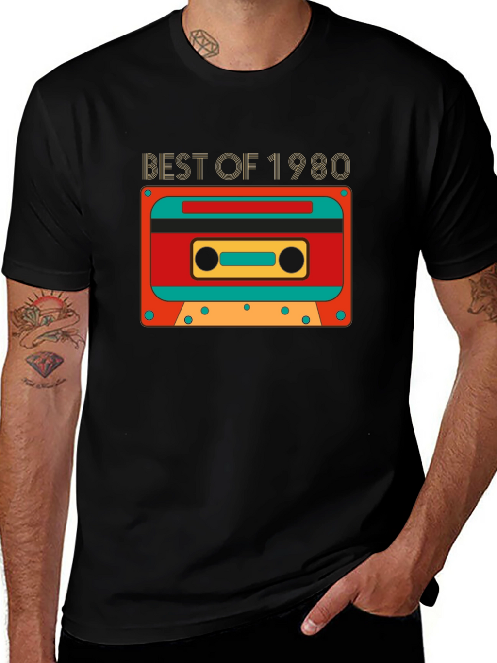 Retro Cassette Tape T-Shirt - Best of 1980s