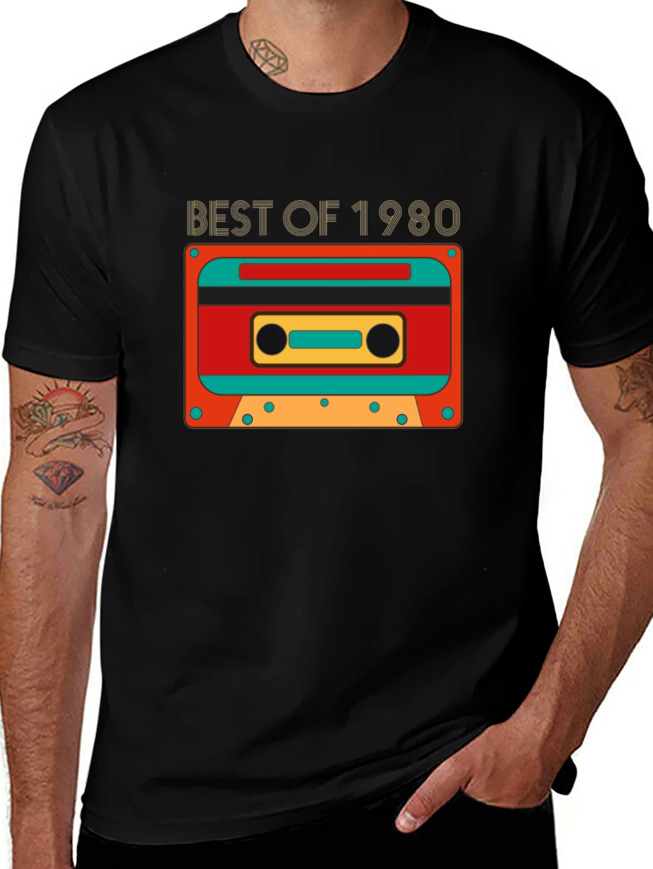 Retro Cassette Tape T-Shirt - Best of 1980s