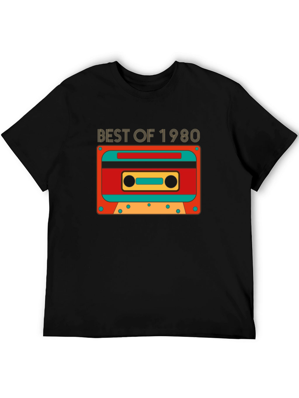 Retro Cassette Tape T-Shirt - Best of 1980s