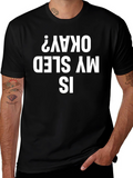 Is My Sled Okay? Black Graphic Tee