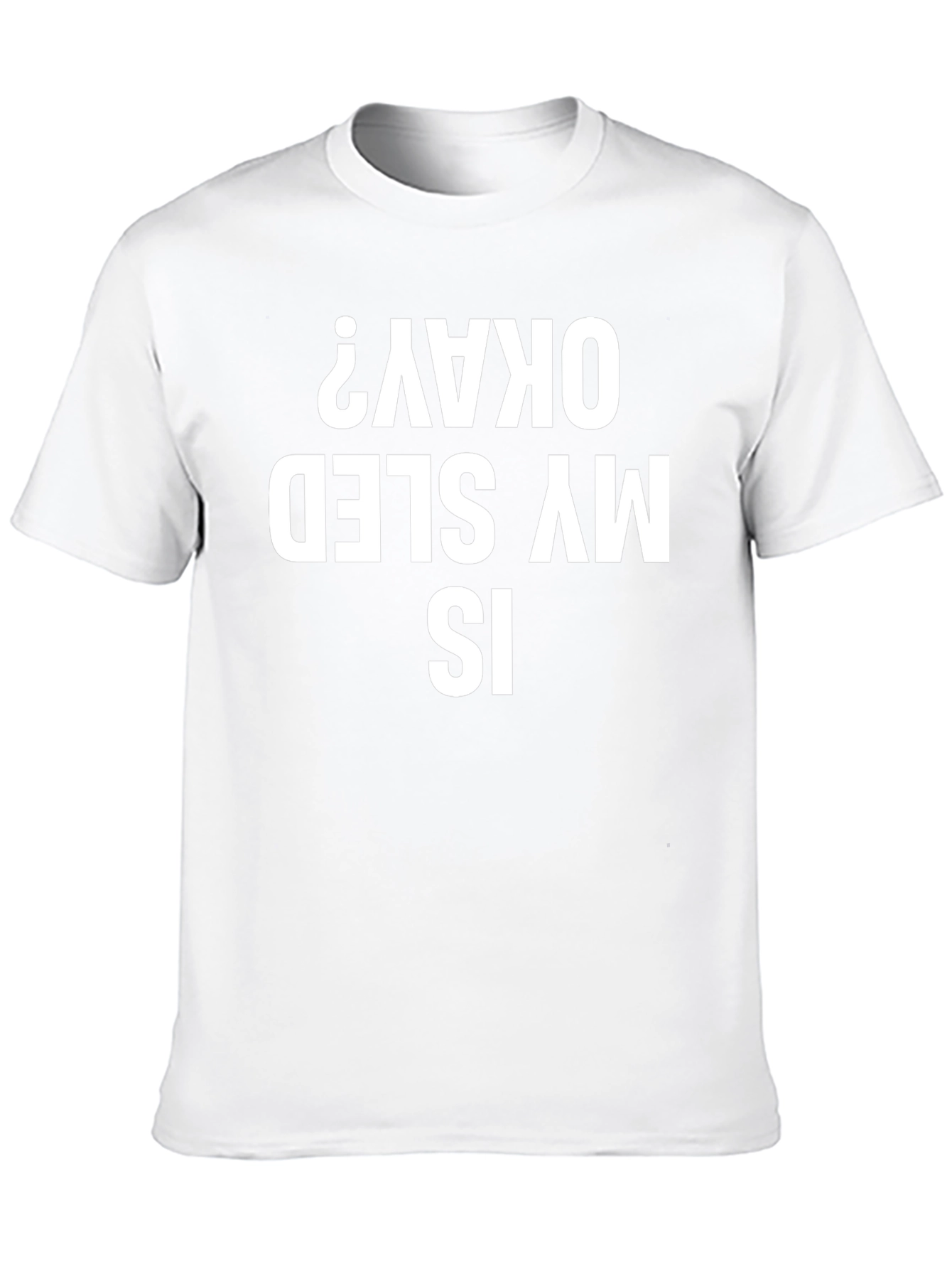 Is My Sled Okay? Black Graphic Tee