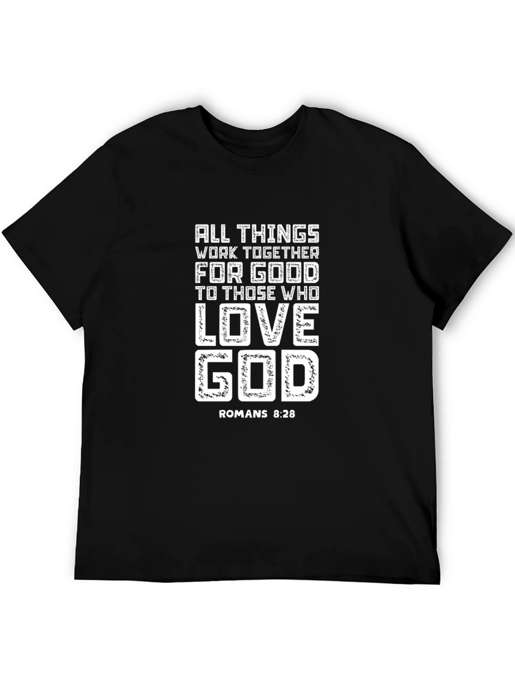 Faith-Inspired Graphic Tee - Romans 8:28