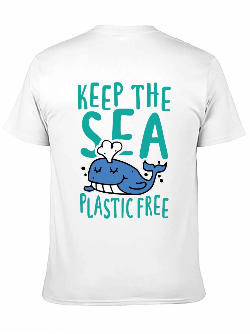 Keep The Sea Plastic Free Black T-Shirt
