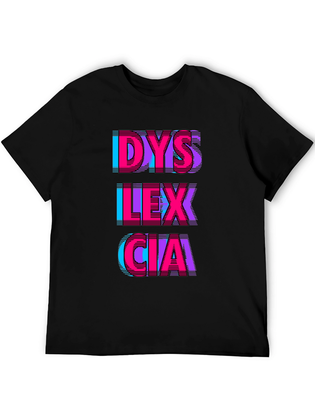 Dyslexia Awareness Graphic T-Shirt