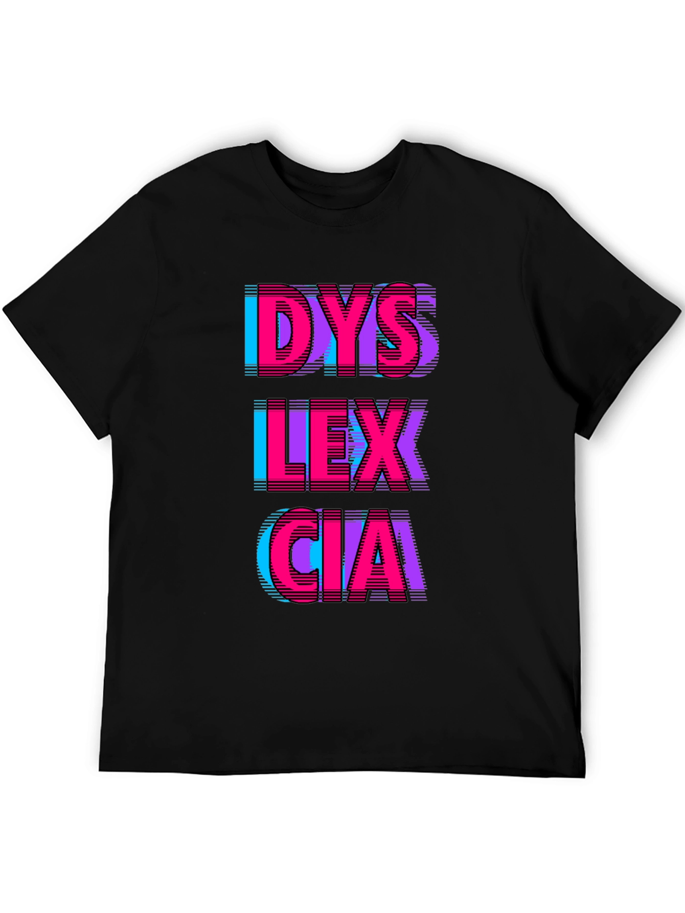 Dyslexia Awareness Graphic T-Shirt