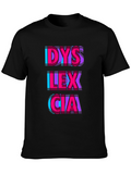Dyslexia Awareness Graphic T-Shirt