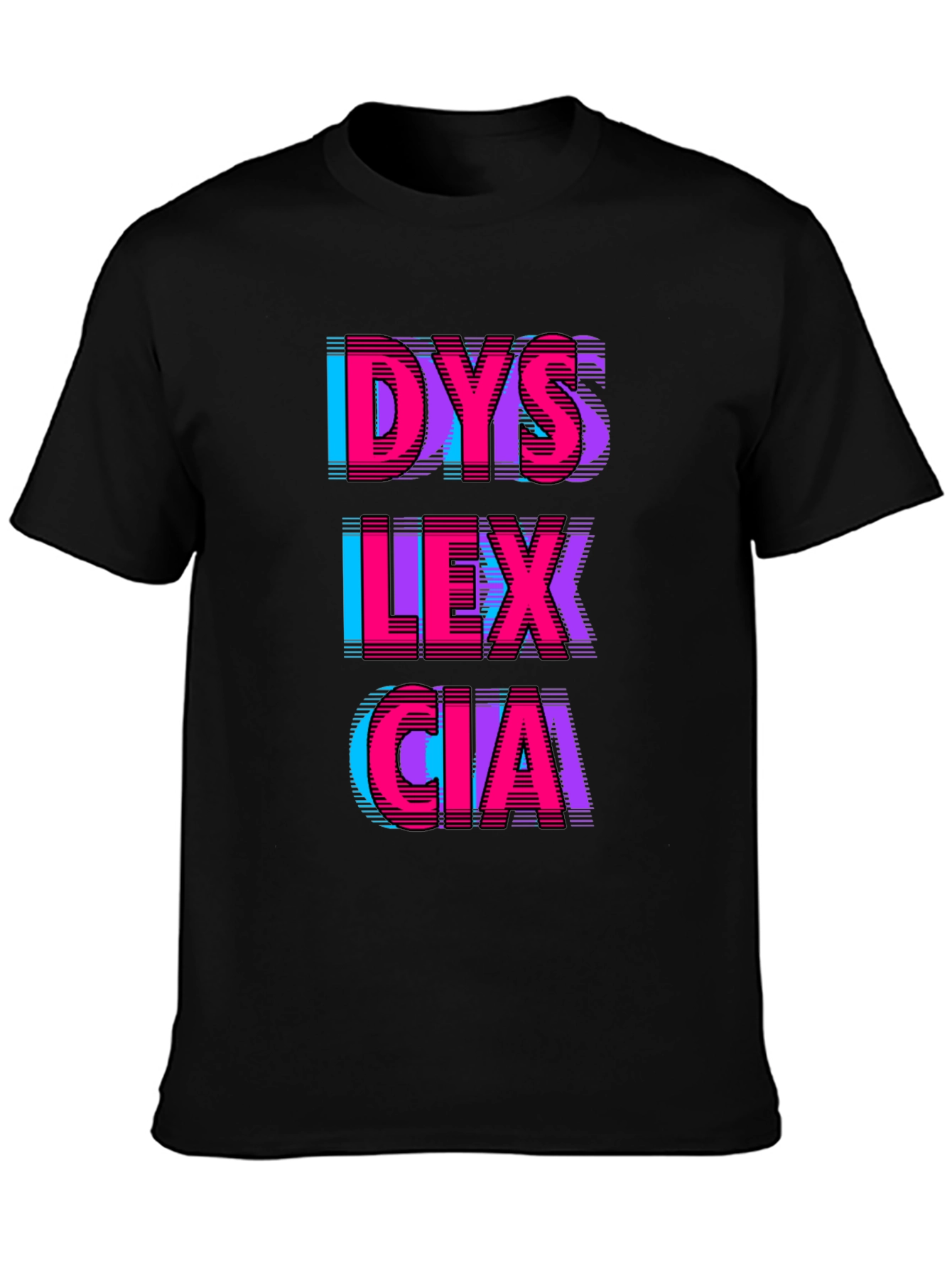 Dyslexia Awareness Graphic T-Shirt