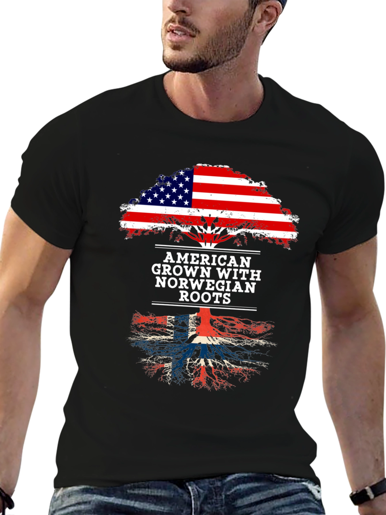 American Grown Norwegian Roots T-Shirt