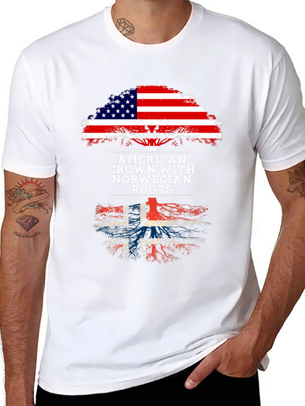 American Grown Norwegian Roots T-Shirt