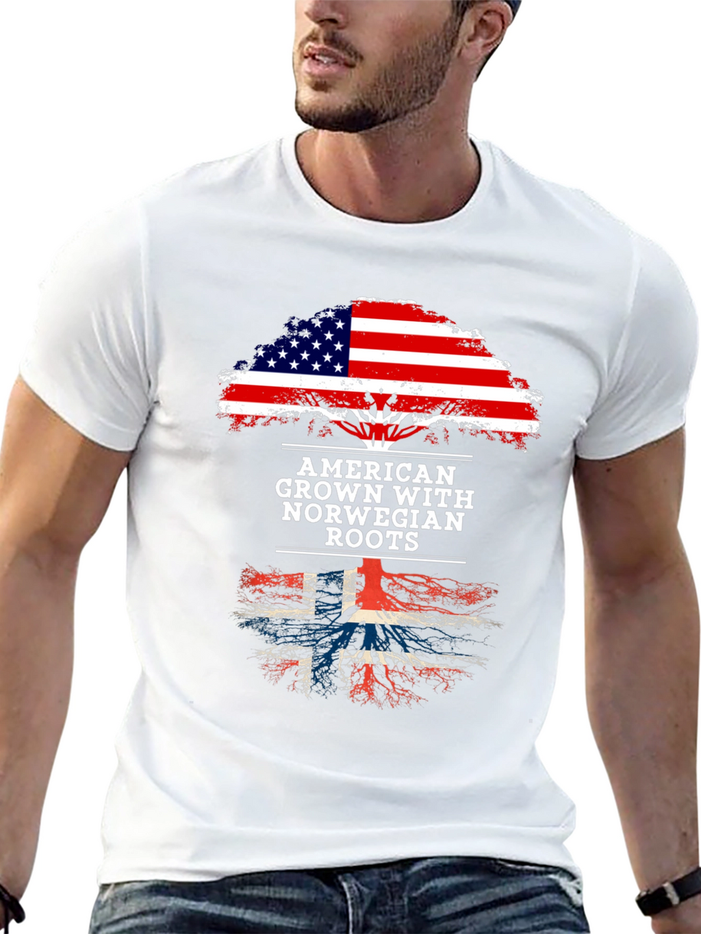 American Grown Norwegian Roots T-Shirt