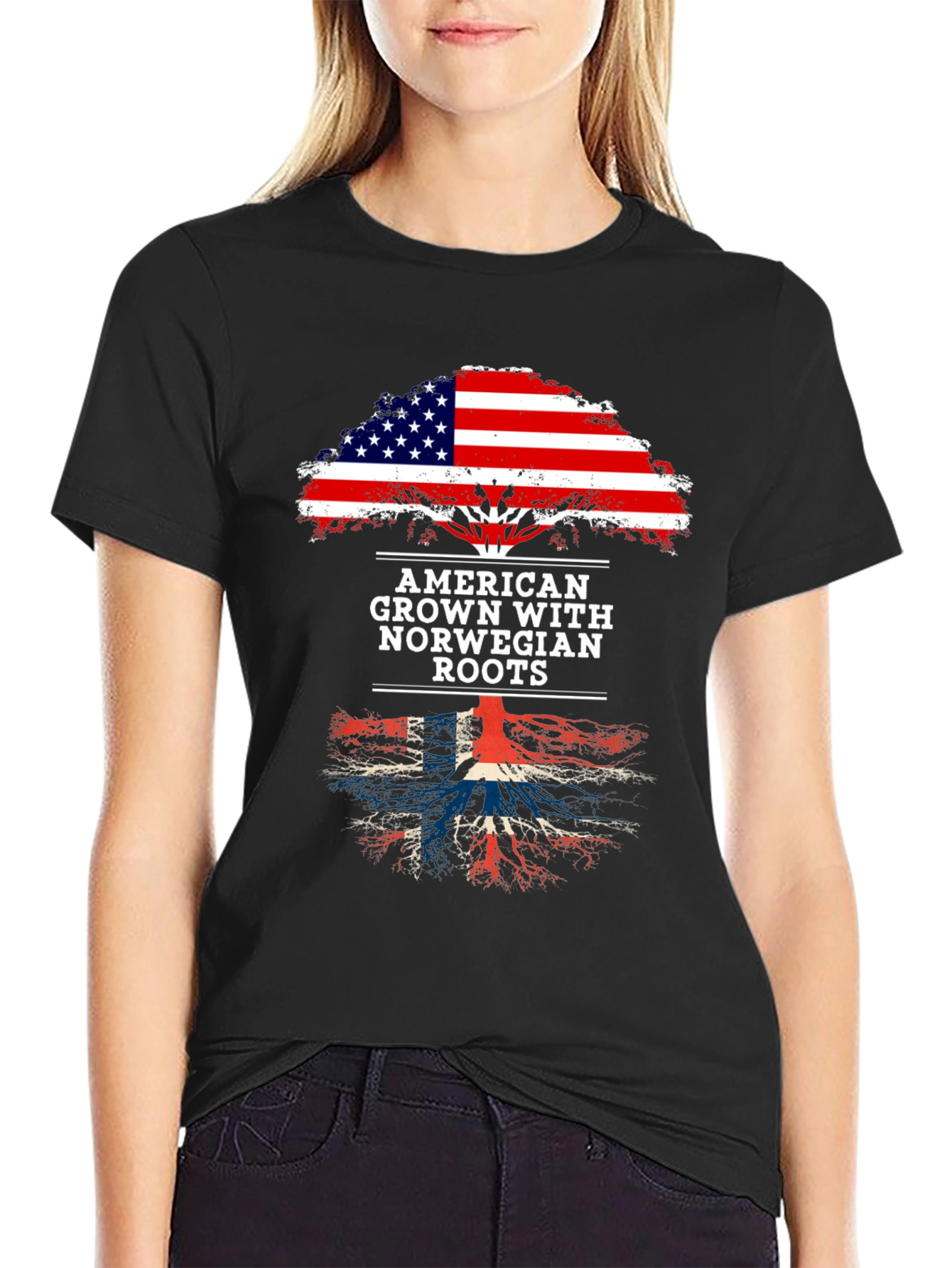 American Grown Norwegian Roots T-Shirt