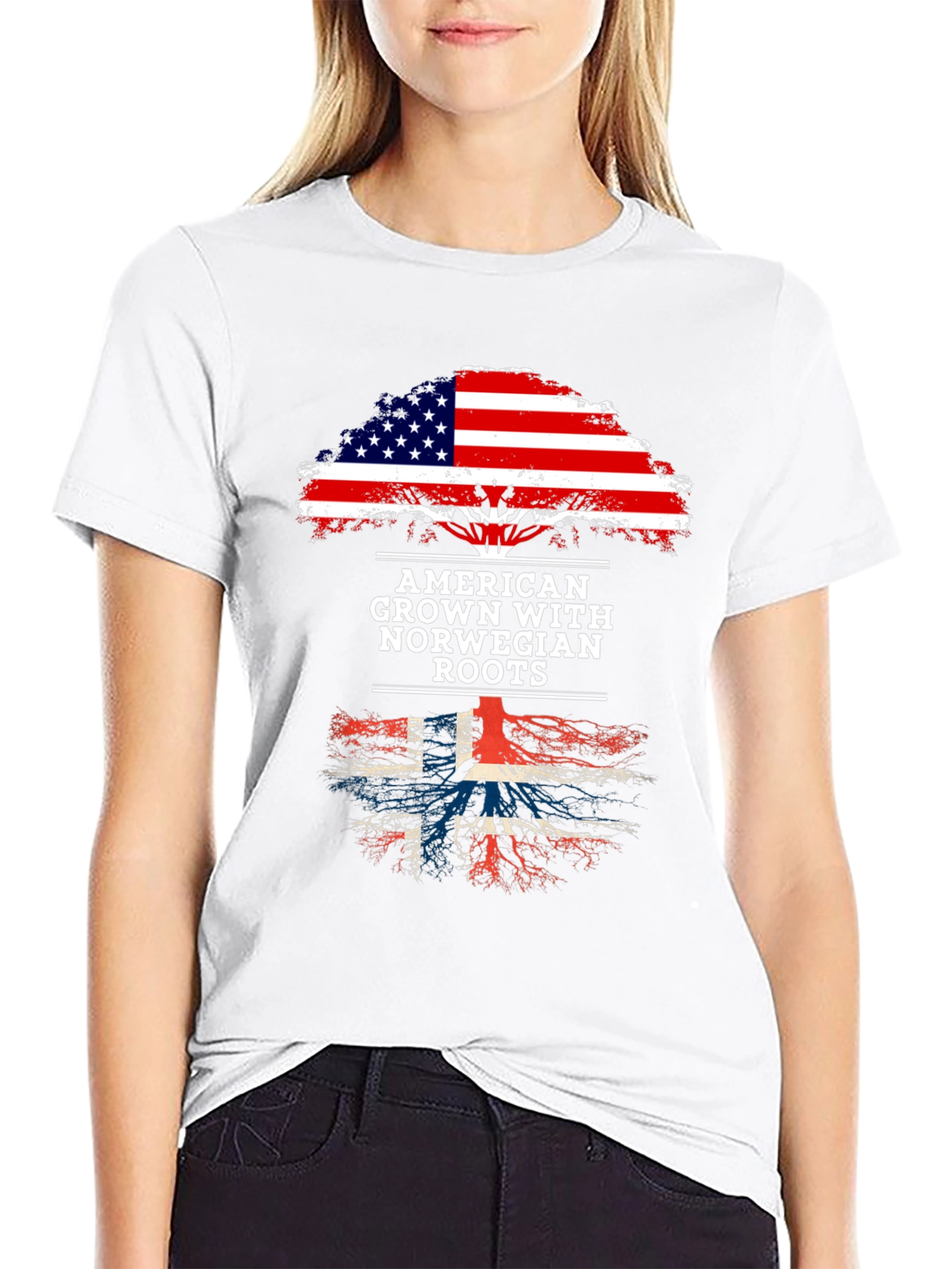 American Grown Norwegian Roots T-Shirt