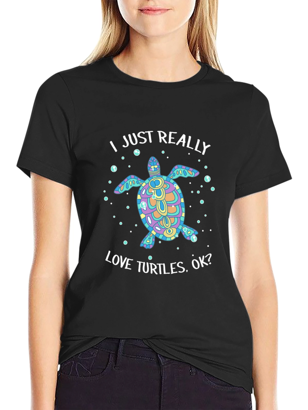I Love Turtles Graphic T-Shirt
