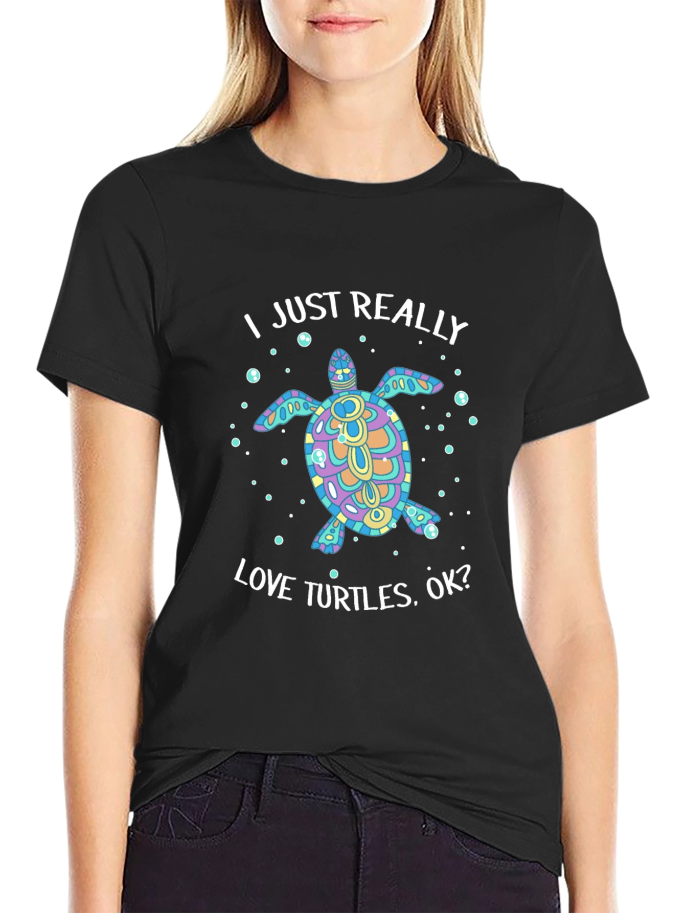 I Love Turtles Graphic T-Shirt