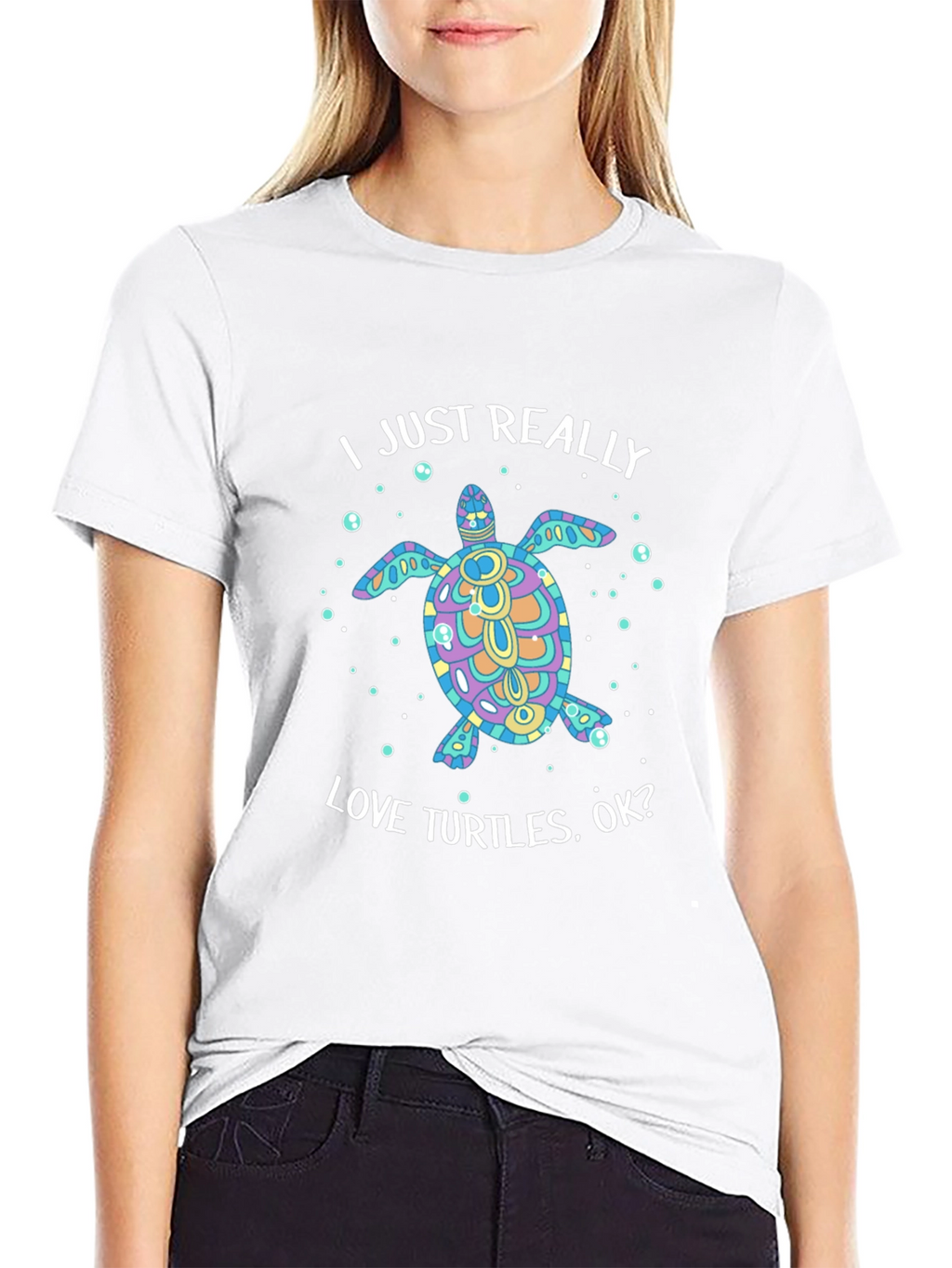 I Love Turtles Graphic T-Shirt