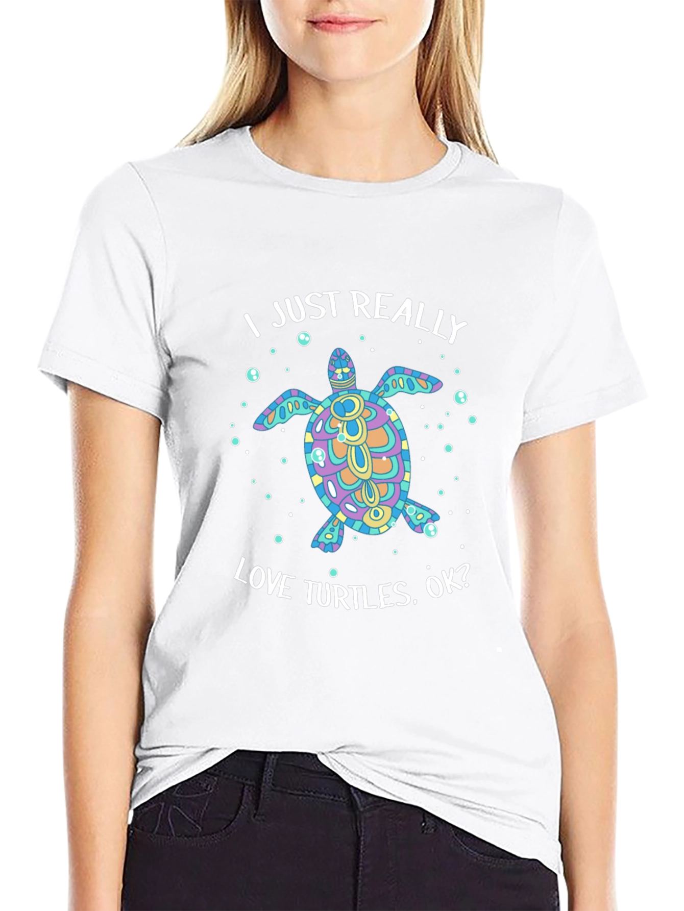 I Love Turtles Graphic T-Shirt