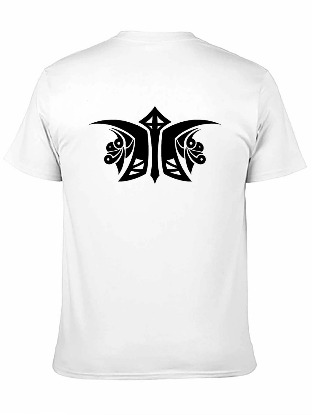 Black Tribal Graphic Tee - Stylish Casual Wear